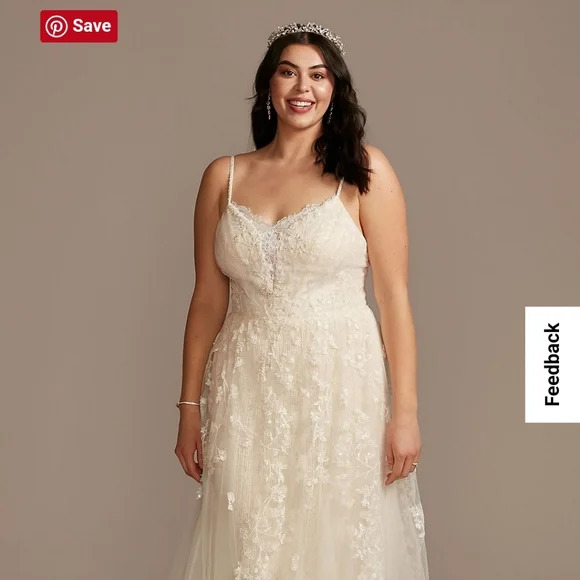 Poshmark plus hot sale size wedding dress